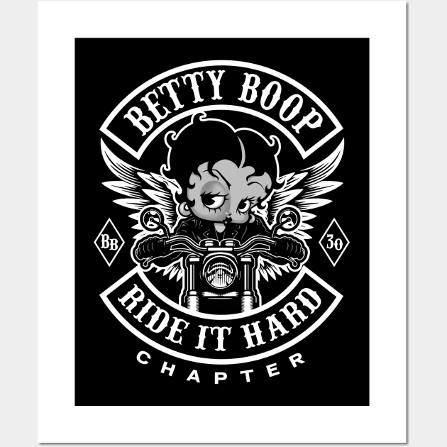 BETTY BOOP - Biker 2.0 Wall Art by KERZILLA